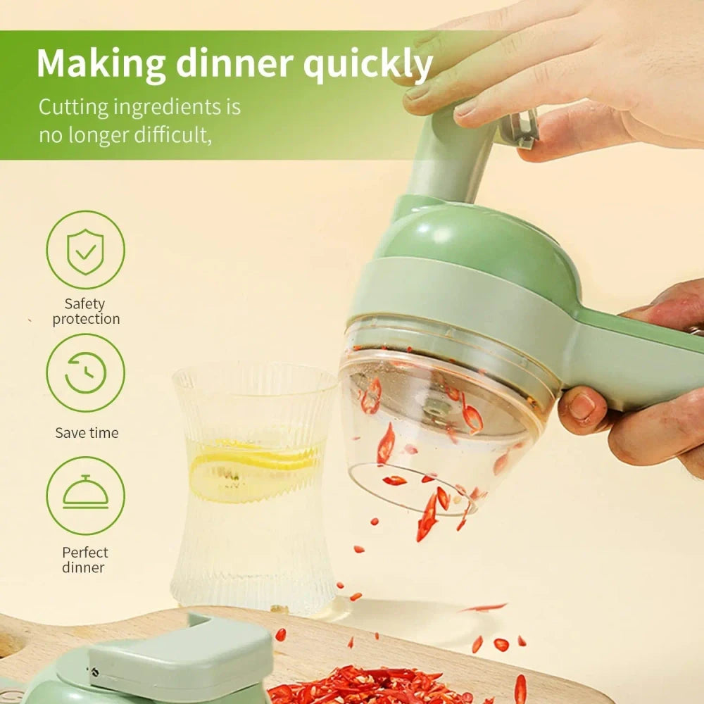 Electric Handheld Vegetable Cutter