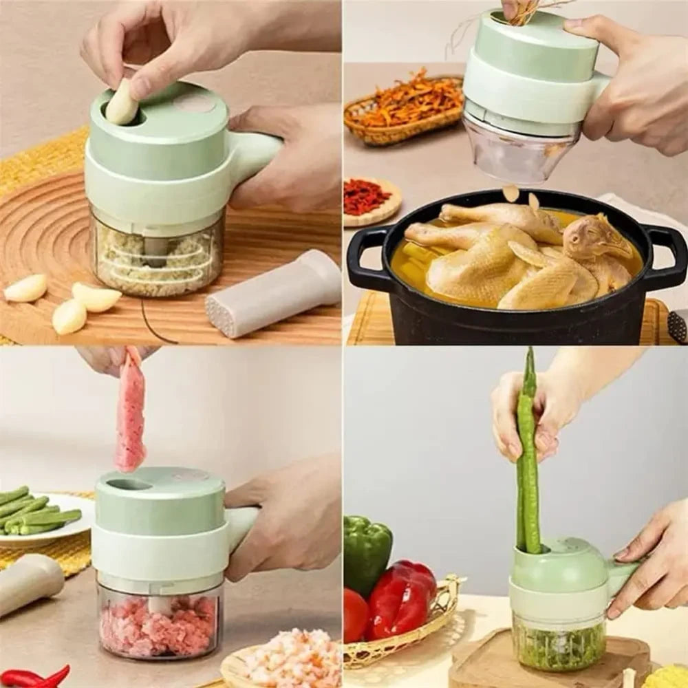 Electric Handheld Vegetable Cutter