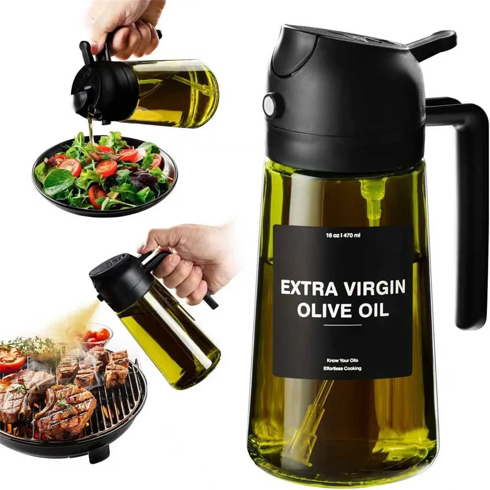 Olive Oil Dispenser and Sprayer