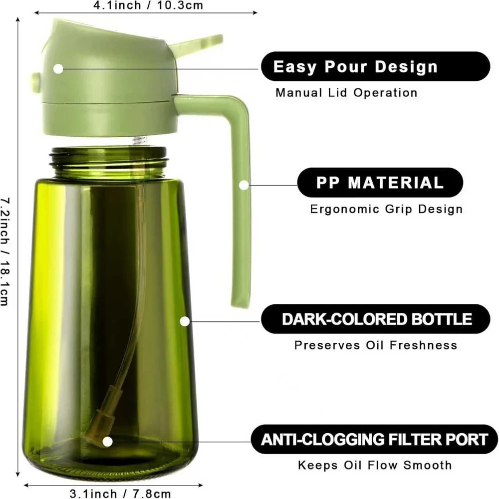 Olive Oil Dispenser and Sprayer